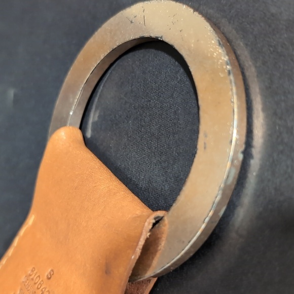 Calvin Klein Women's Braided Tan Leather Boho Style Belt,Size S. - Picture 8 of 9